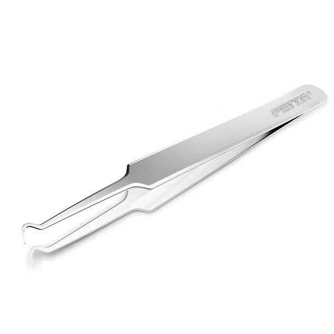 Blackhead Remover - Precision stainless steel comedone extractor tool for safely removing acne, blackheads, and clogged pores with ergonomic curved design for comfortable use