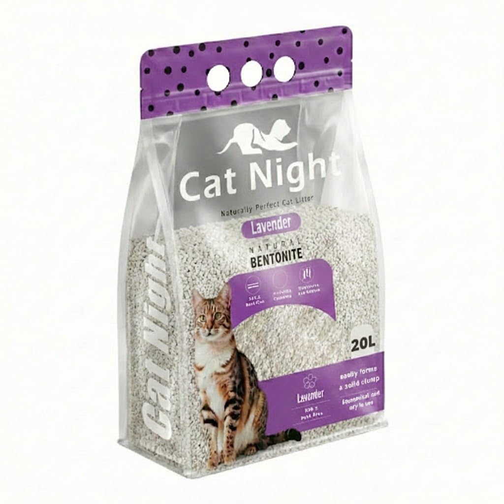Cat Night Lavender Scented Cat Litter 20 Liter