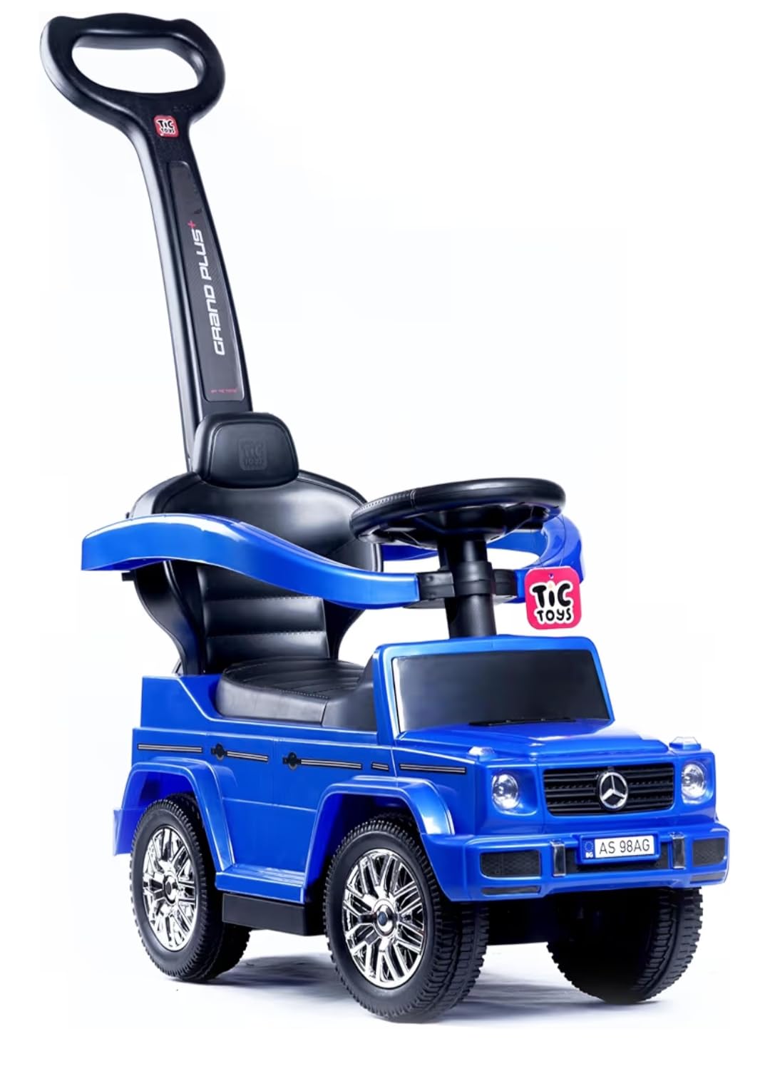 Tic Toys "Grand Plus" Ride On Car - Baby Stroller 1-7 Years (blue)