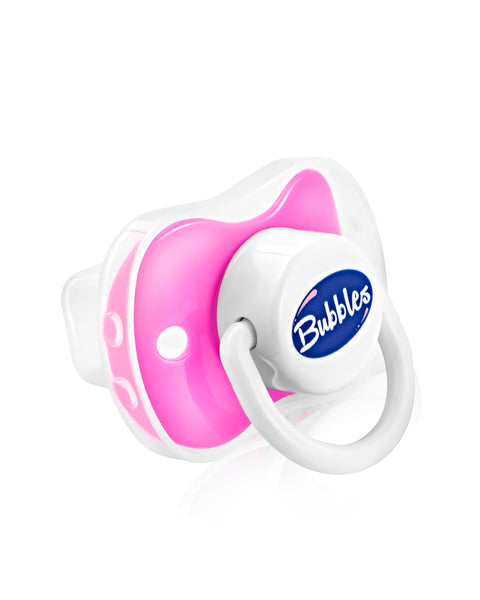 Bubbles pacifier beveled - rose