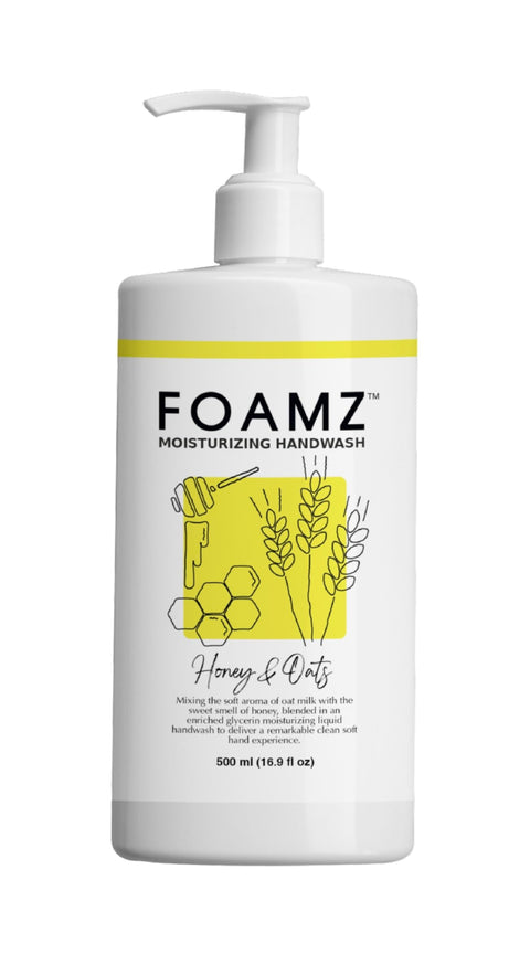 FOAMZ Liquid Hand Wash 500 ml (Honey and Oats)