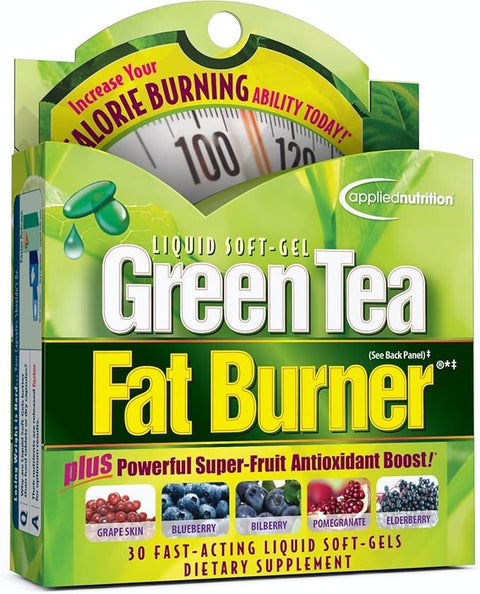 Green Tea Extract Liquid Softgels – Energy & Metabolic Support – 30 Fast-Acting Softgels