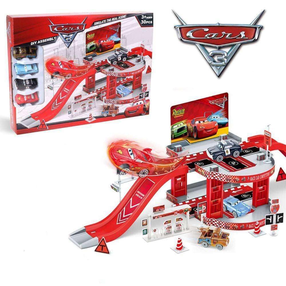 Next Store Kids Parking Garage Racetrack, 42 Piece Set