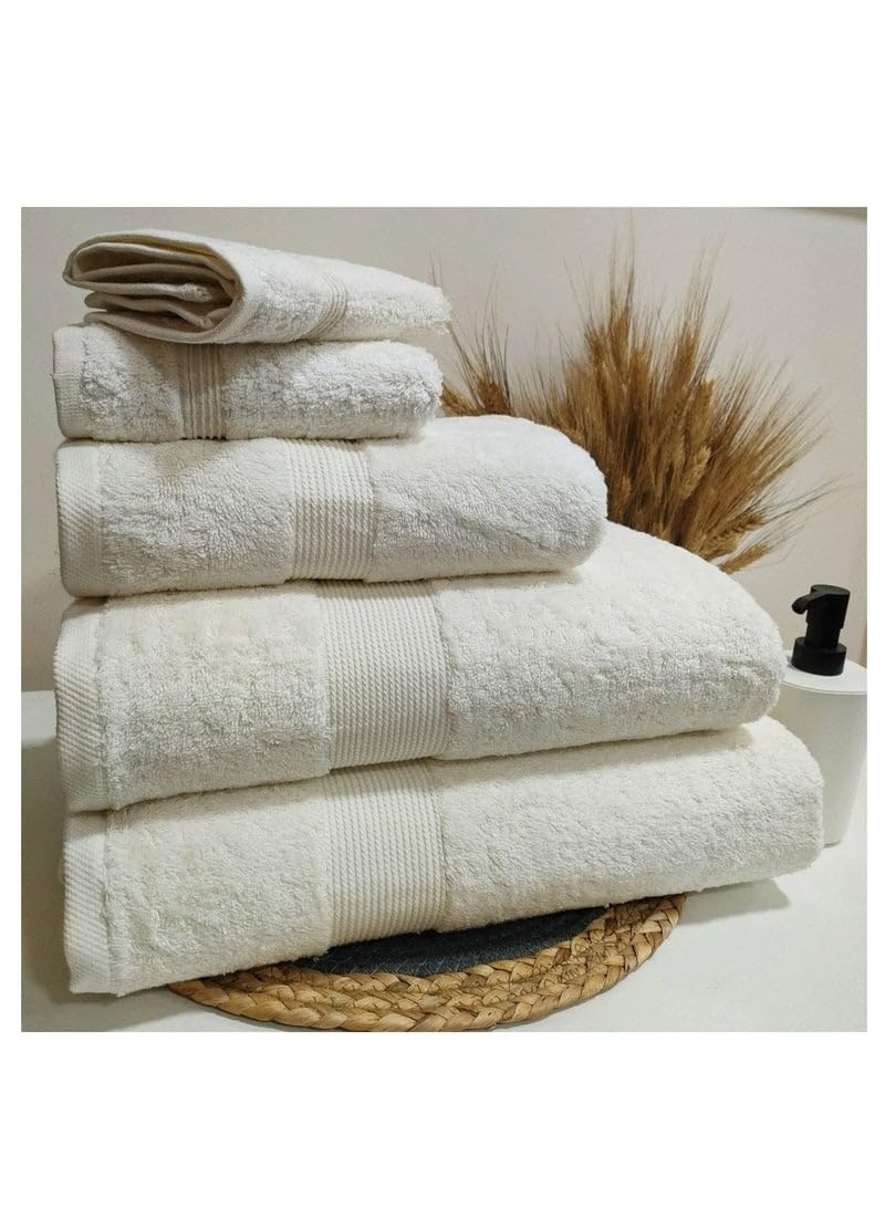 Jacquarddina Jacquard Dina Set 5 PCS Size : 2(30 * 30) (50 * 100),(70 * 140) (90 * 150)"