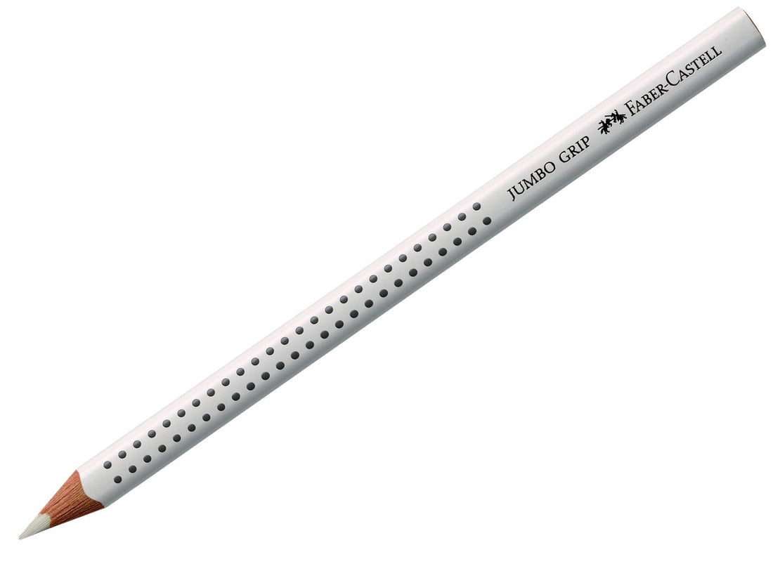 Faber-Castell 110901" Jumbo Grip Crayon, White