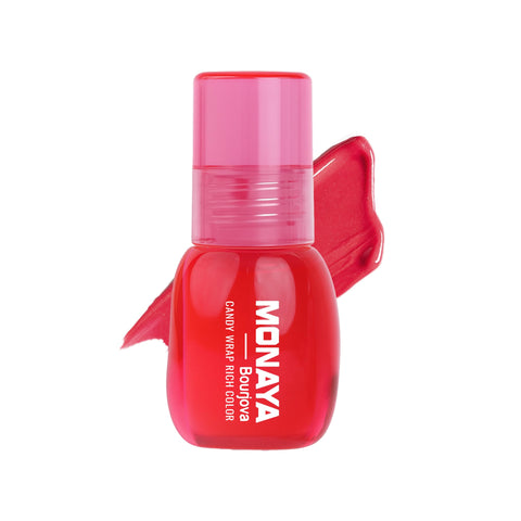 Monaya G016 Candy Wrap Rich Color Lip Tint – High Shine, Moisturizing, Long-Lasting, Non-Sticky, Lip Care, Professional Makeup (G104)