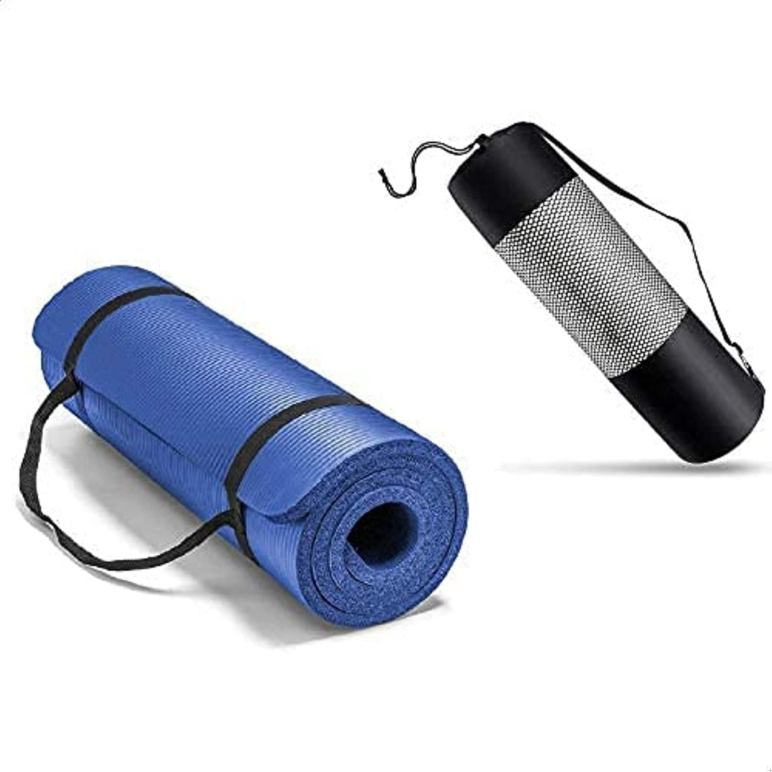 Yoga Mat 10mm Thick NBR Non Slip Yoga Mat for Home Exercise Gym Exercise Mat 143 * 61cm