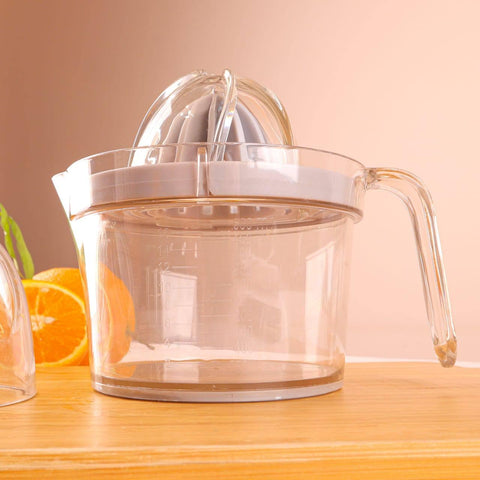 Premium Manual Acrylic Citrus Juicer with High-Capacity Measuring Pitcher for Fresh Orange and Lemon Juice Effortless Home Kitchen Use Durable and Easy to Clean