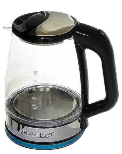 FLAMNGO FM-4003 Electric Glass Kettle 2.2 Liters - Clear