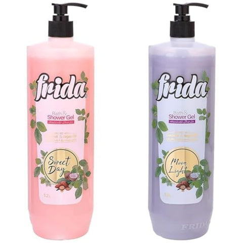 Frida Shower Gel Bundle "Sweet Day 1.2L + Moon Light 1.2L"