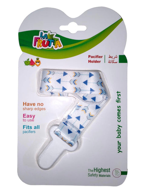 La Farutta Pacfier clip with ribbon fits all types of Pacfiers