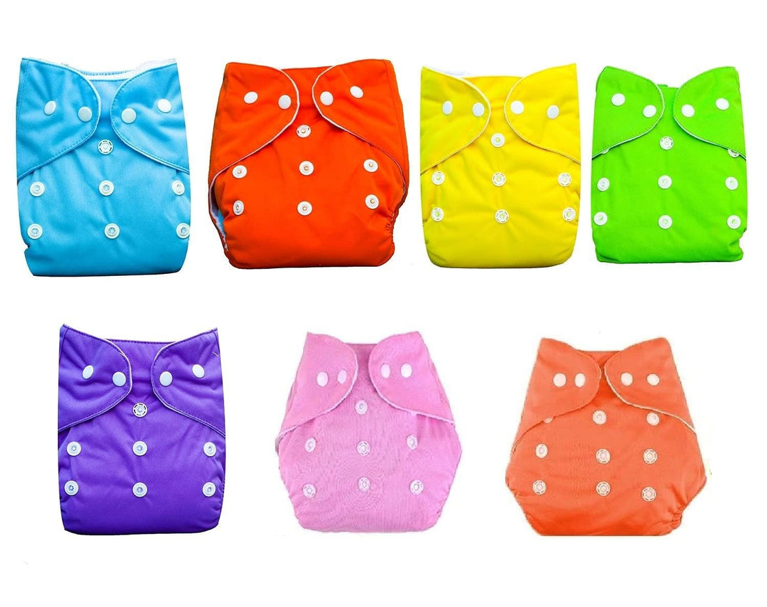House Center All-in-One Washable Adjustable Multi-Use Cloth Diapers for Baby - One Size Fits 0-3 Years Old, 1 Piece
