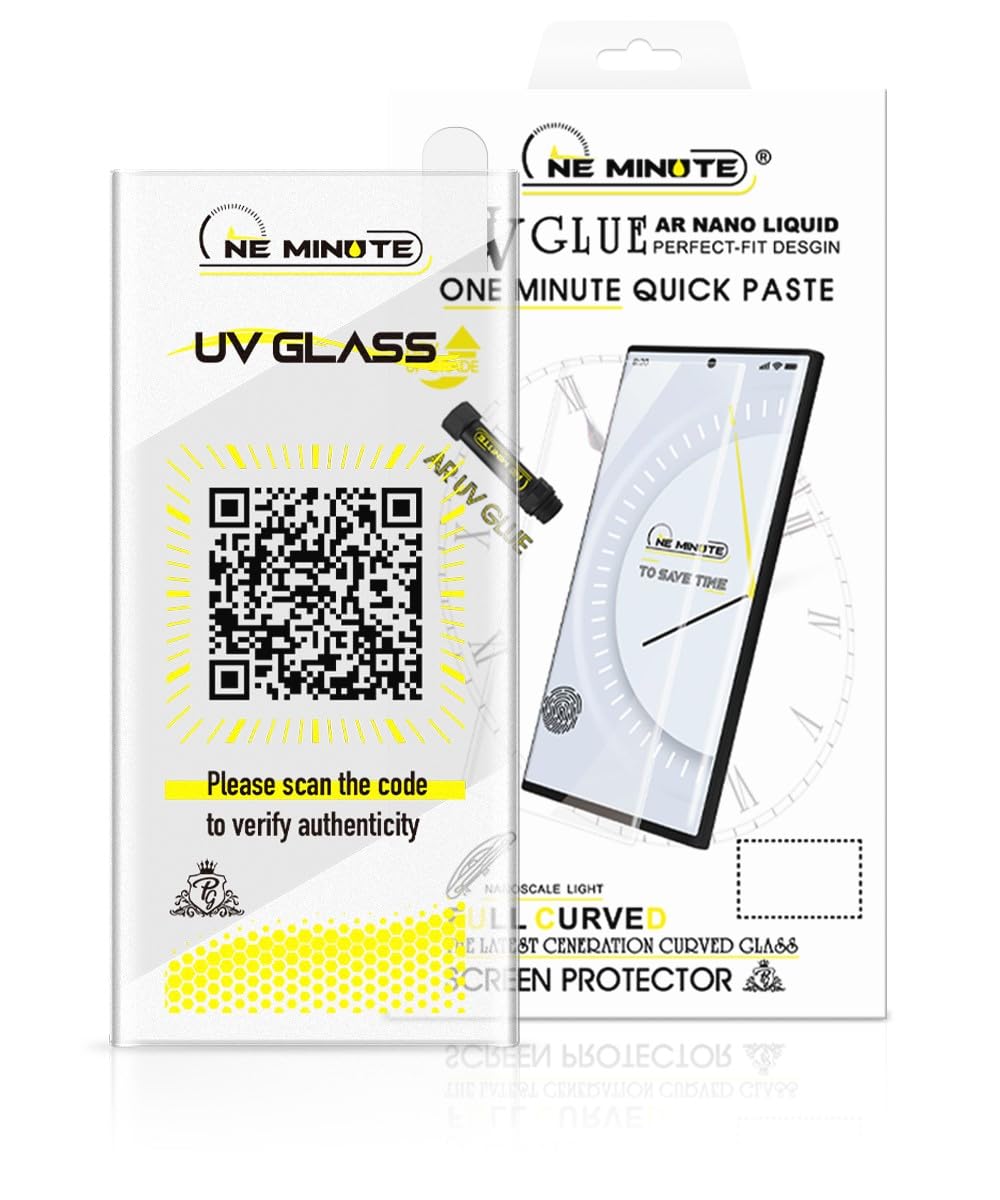 Clear Tempered Glass Screen Protector Compatible with Infinix Note Edge, Holdex&One Minute AR UV Glue Quick Dry, HD Clarity, Fingerprint Support, Scratch Resistant, Shock Resistant