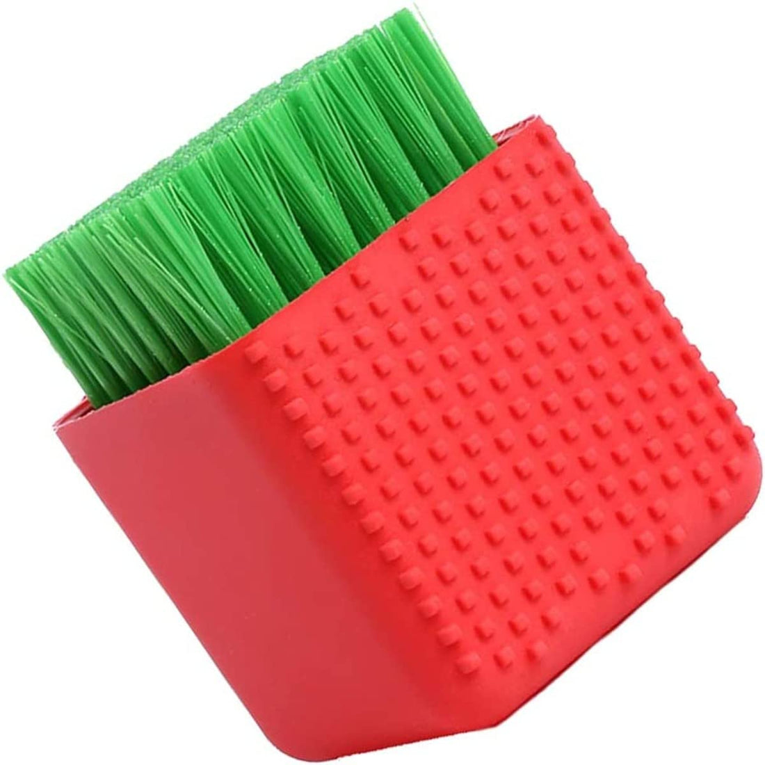 ARQIVO Silicone Laundry Scrub Brushes, Multi-use Household Cloth Washing Brush Potted Washing Shoes Brush Durable Underwear Cleaning Brush for Home Kitchen (Red)