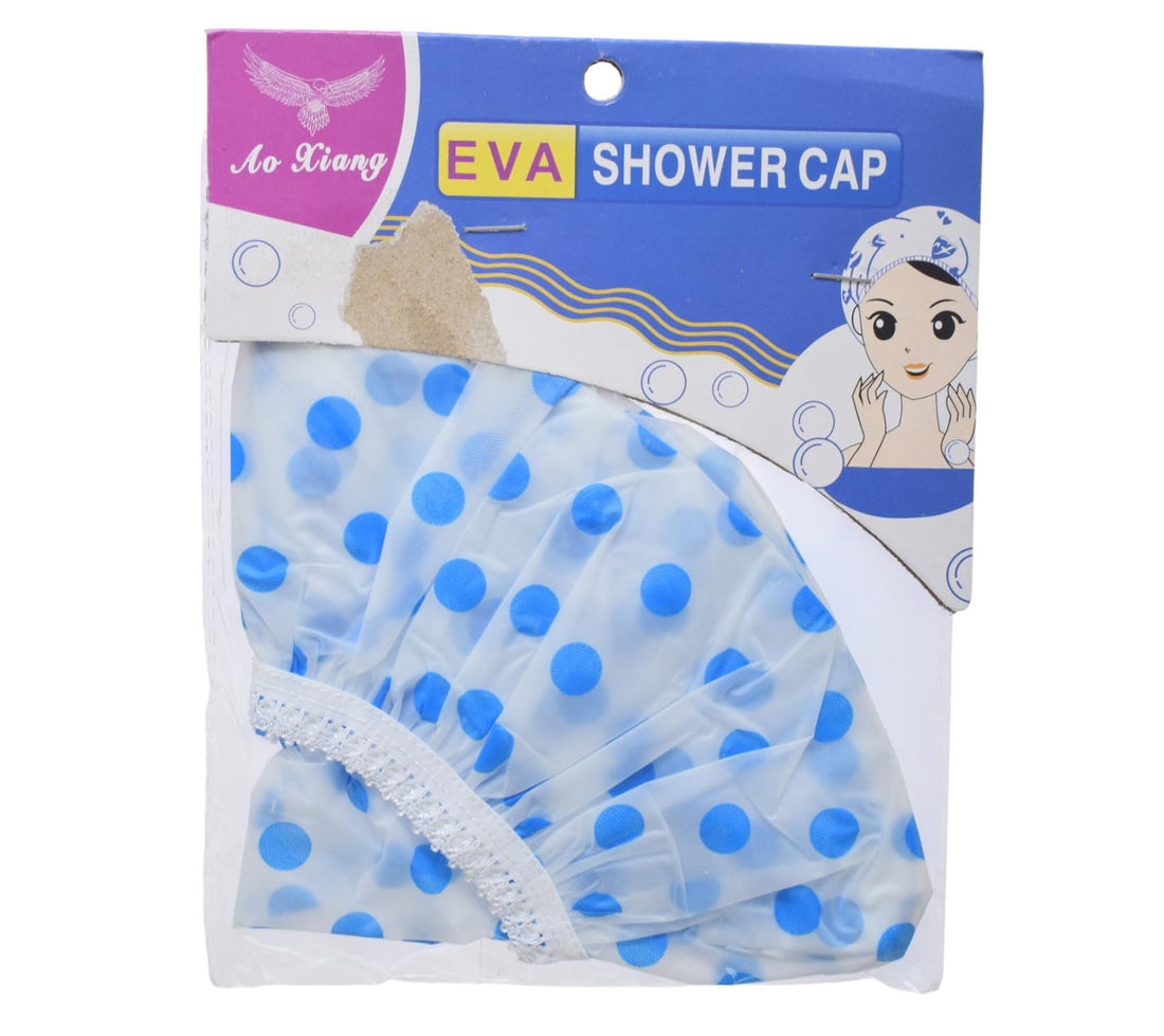 Eva Girls Shower Cap Blue