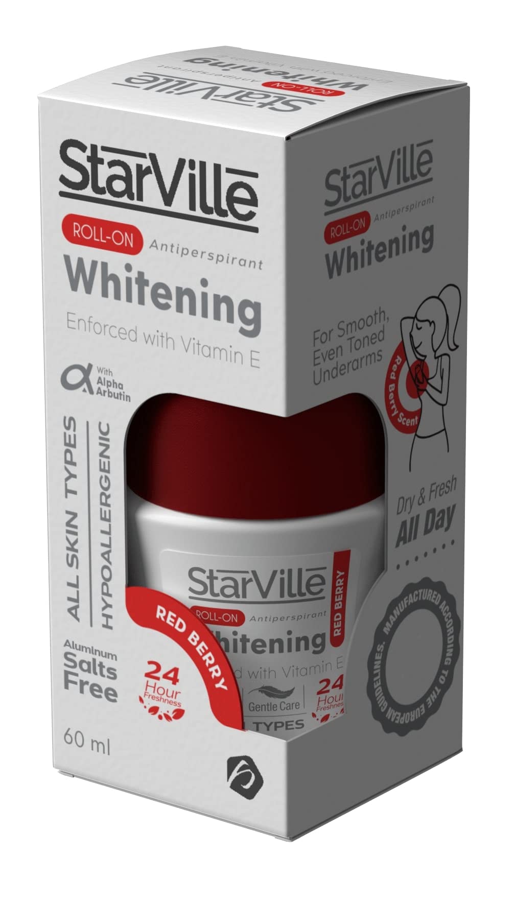 Star Ville whitening roll on redberry 60 ml
