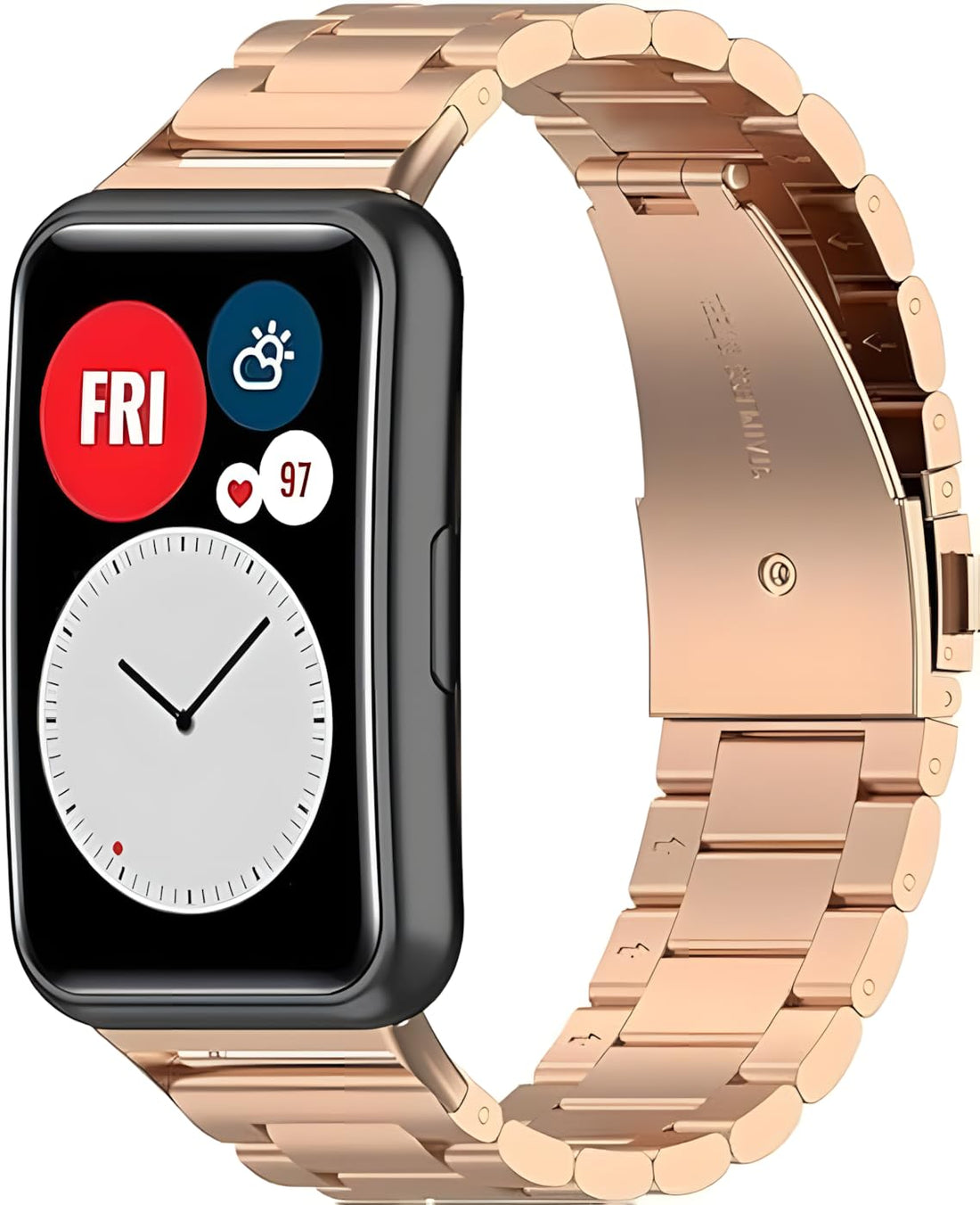 Next store Metal Band Compatible with Huawei Watch Fit Stainless Steel Adjustable Strap Fashion