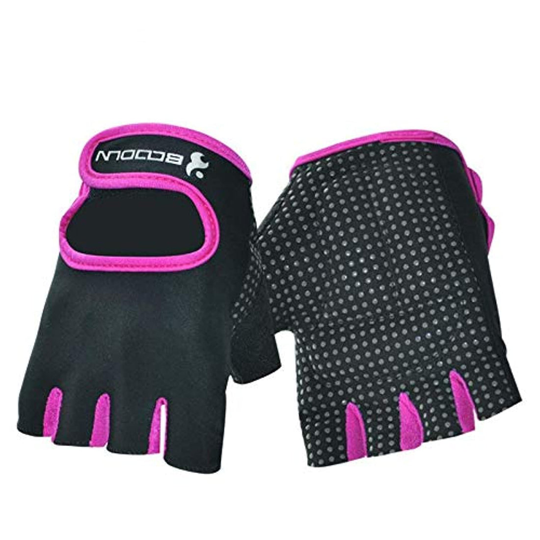 Men's and Women's Half - Finger Sports Training Gloves (Medium)