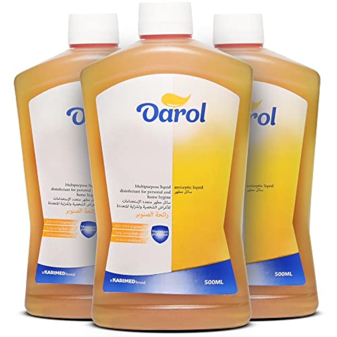 Darol Multipurpose Liquid Disinfectant 500ml Pine 3pcs