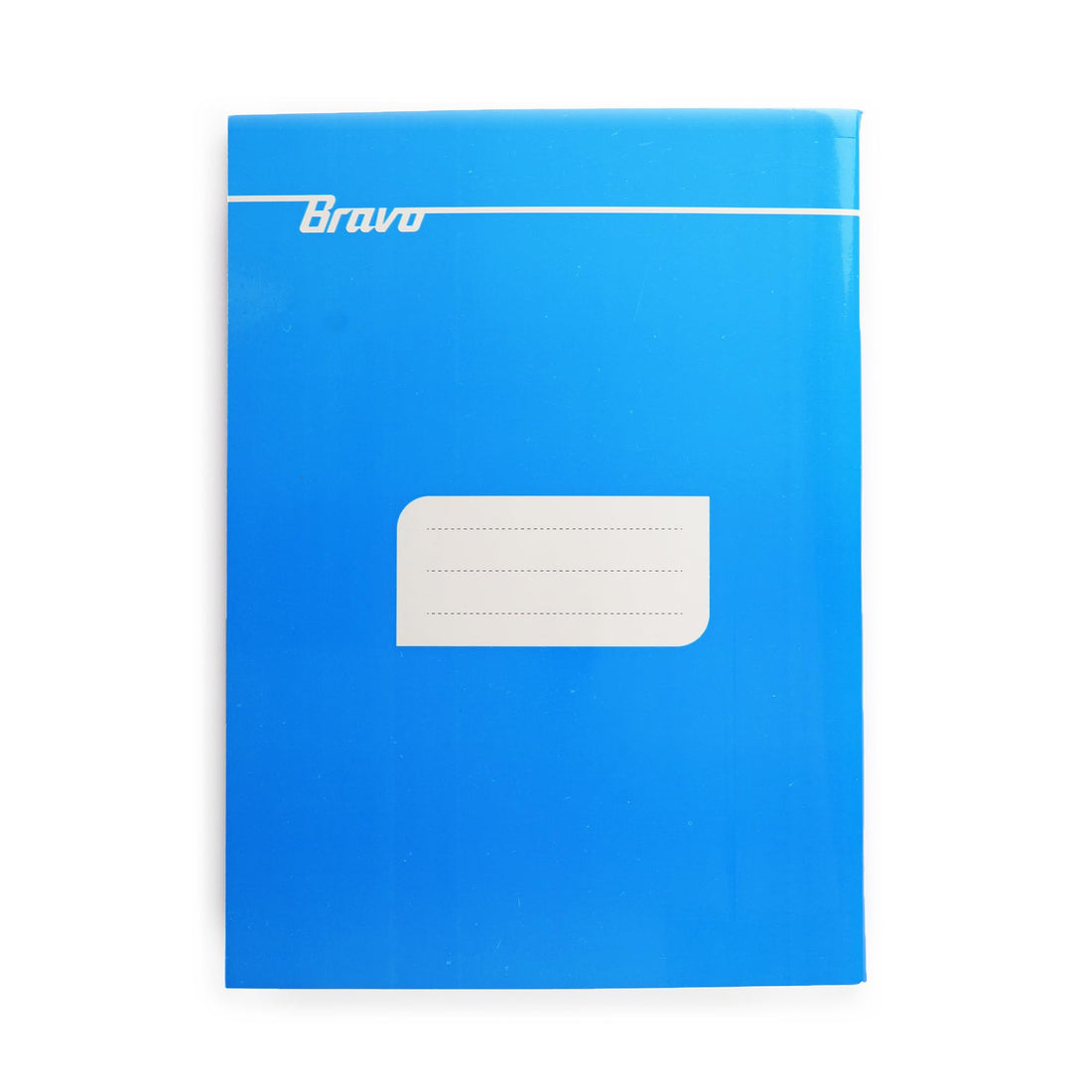 Bravo Italian Large Stapled Notebook - 27.3 * 19.8 cm. - 80 Sheets - lined - Assorted Plain Colors - Pack of 6 Pcs