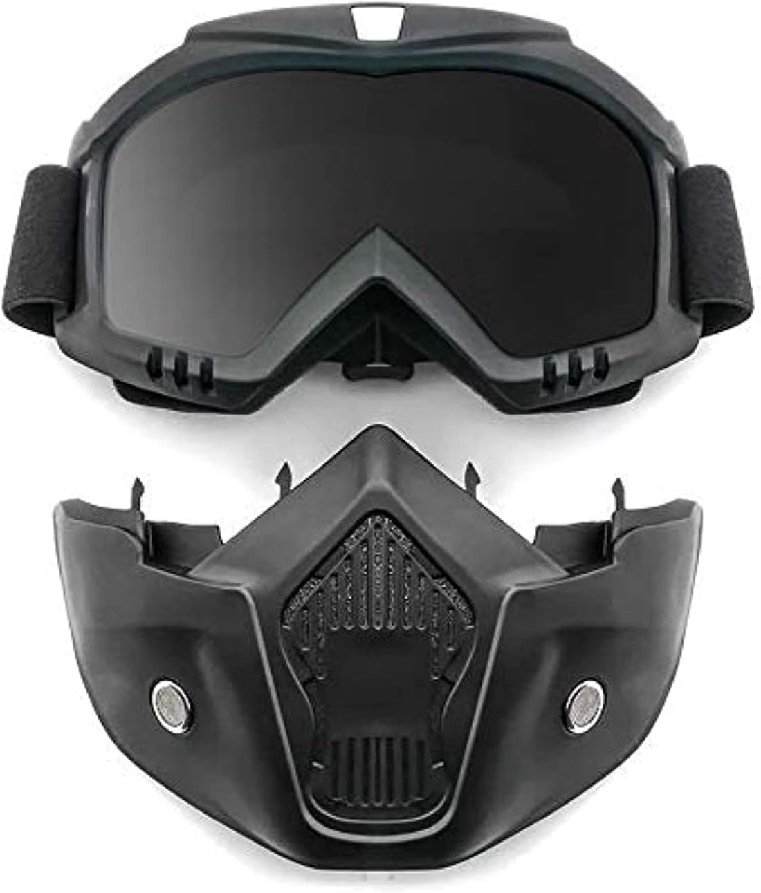 TRUE FIT®Motorcycle Helmet Mask Detachable Goggles for Scooter Jet Helmets Open Face Moto Glasses Motocross Glass