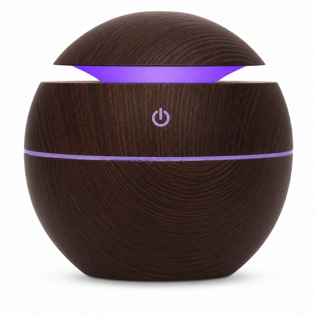 Mini Portable Wood Humidifier, Aromatherapy Humidifier, Enhance Your Space for Offices, Home or Travel, Mist Water to Add a Comfortable Atmosphere (Dark Wood)