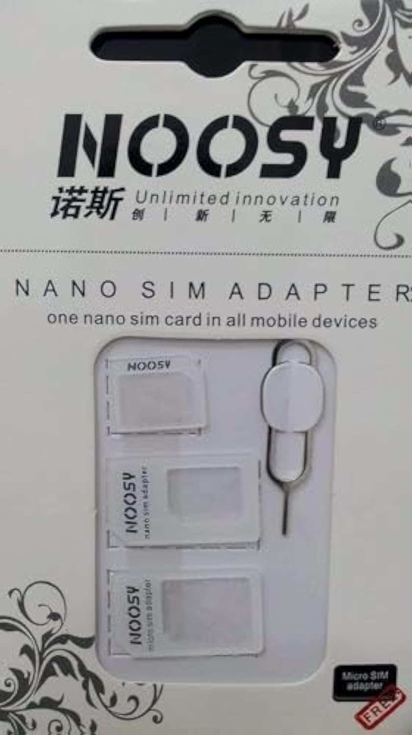 Two pack Nano, micro and regular sim card adapter with ejection pin