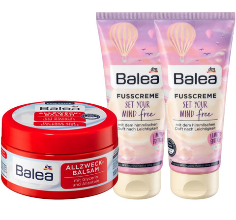 Balea All-Purpose Balm Fragrance-Free for Rough Dry Skin with Glycerin and Allantoin (100 ml)