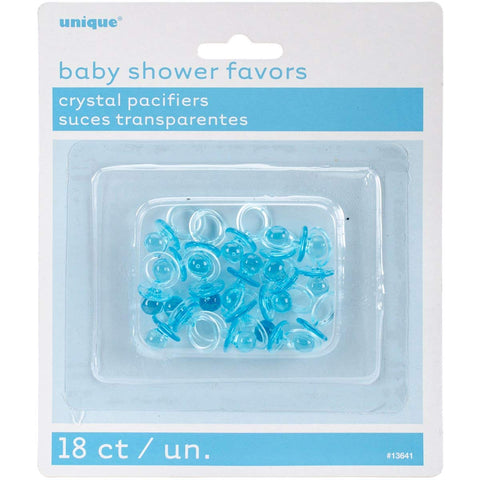 Unique Industries 13641 Party Favor Pacifiers 18-Pkg-Blue