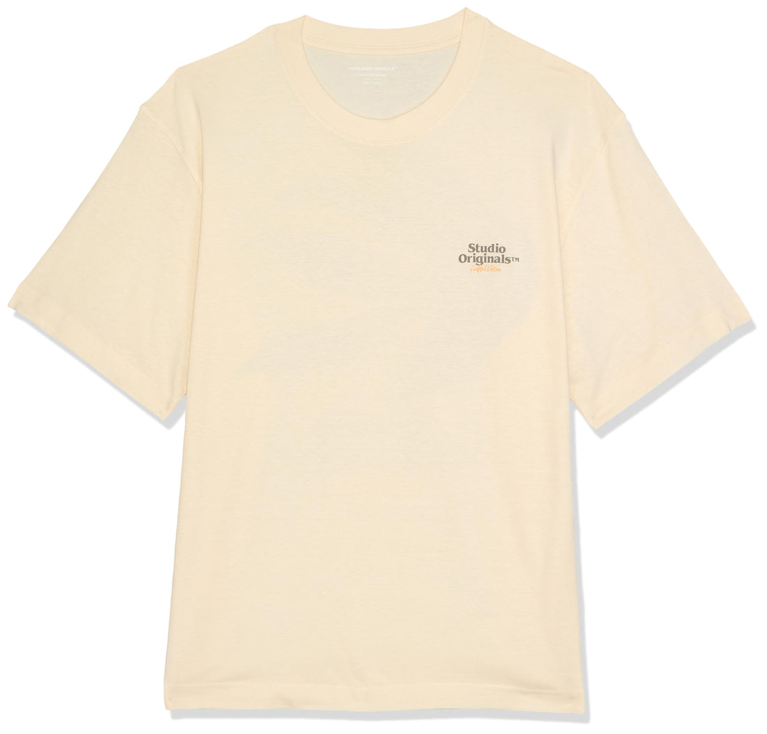 JACK & JONES Mens JORPAROS ELEMENT BACK TEE SS CREW NECK Modern