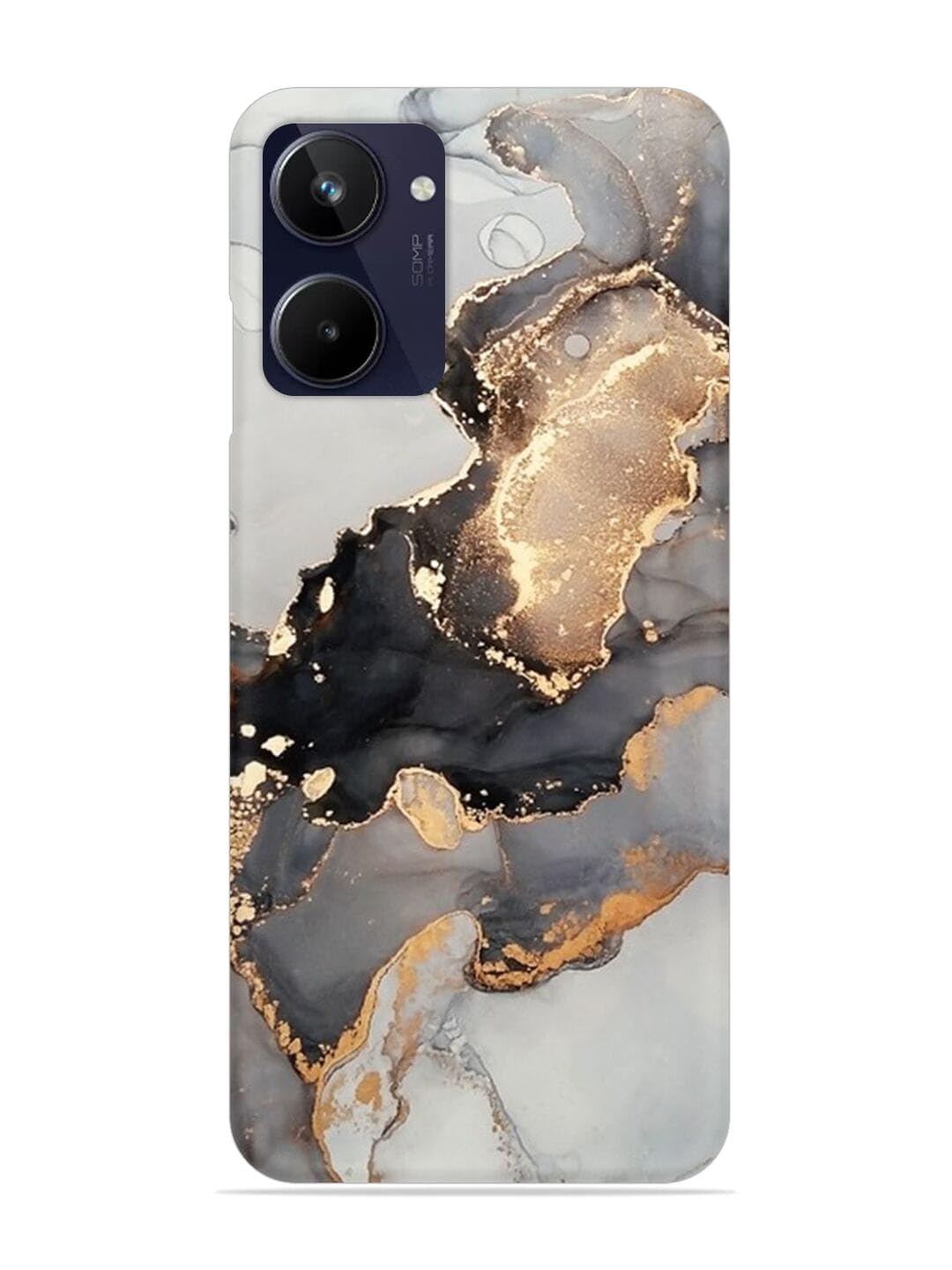 Luxury Abstract Fluid Silicone Printed mobile case compatible with Realme 10 Pro Plus (5G)