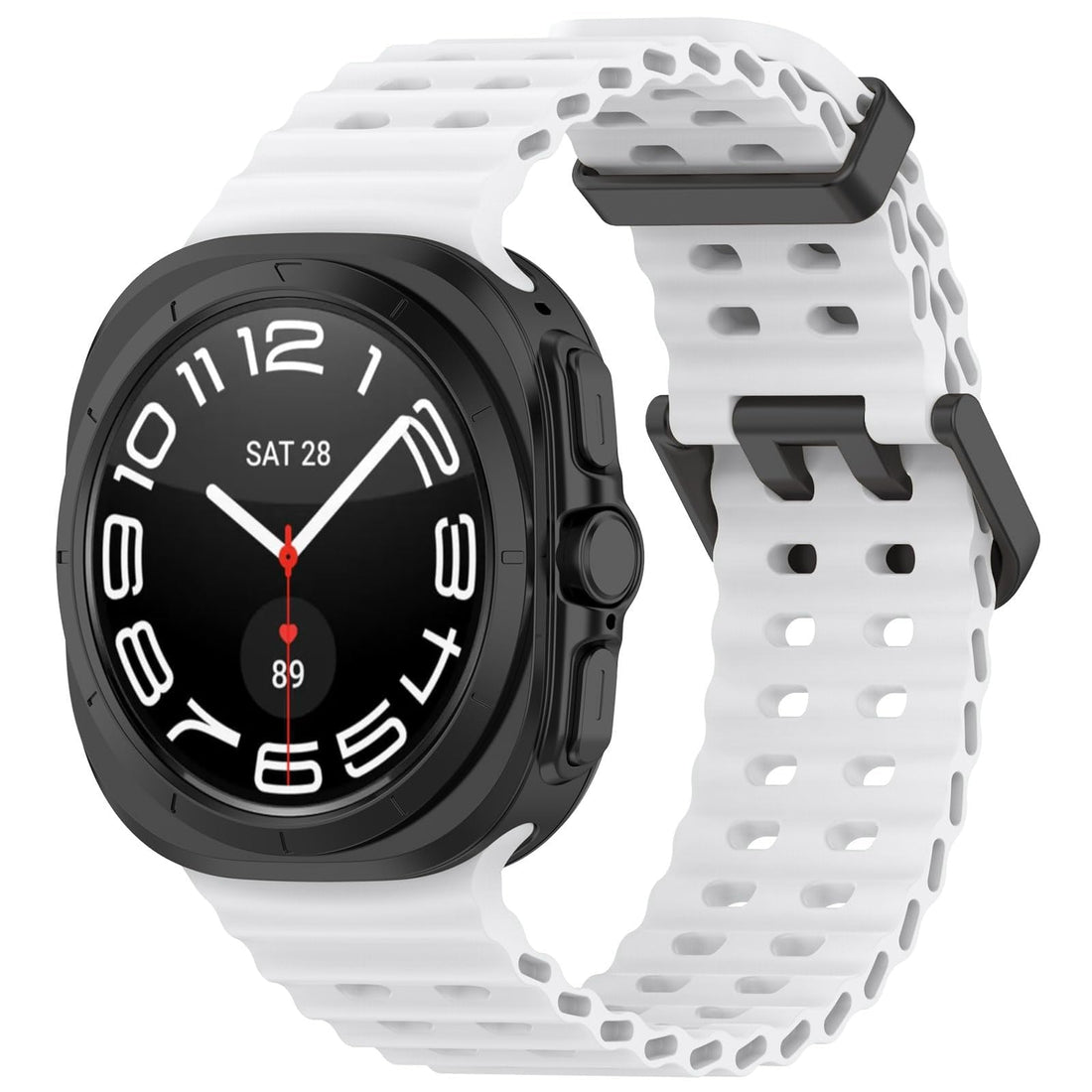 Dl3 Mobilak Sport Band Compatible with Samsung Galaxy Watch Ultra Band 47mm Women Men, Breathable Soft Silicone Waterproof Watch Strap Accessories for Samsung Watch 7 Ultra Bands