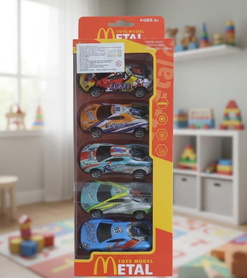 Colorful Kids Toy Cars Set – 5 Pieces-A34-536