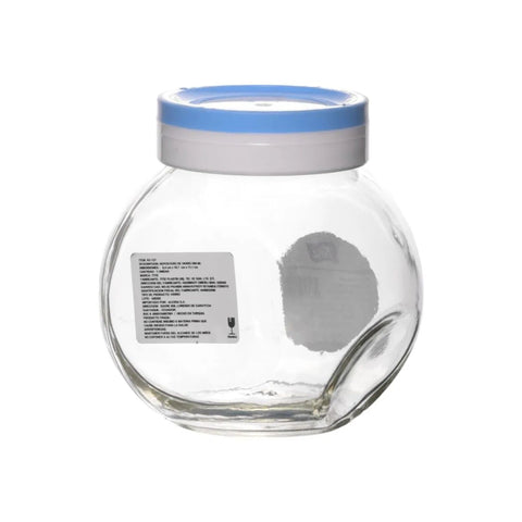 Titiz Glass Spice Jar 500 ml with Side Base, KC-127-Multicolor