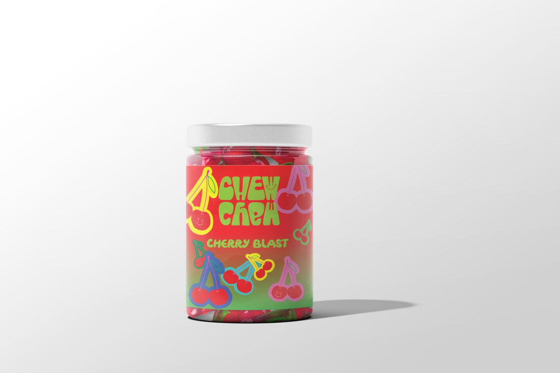 Chew Chew Cherries Gummy Jelly Candy Jar 250 g