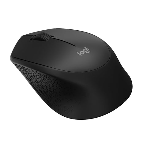 Logitech M280 Wireless Mouse, 2.4 GHz, Nano USB Receiver, Optical Tracking, 1000 dpi Resolution, 3 Buttons, 18 Month Battery, Compatible with PC, Mac, Laptop, Chromebook - Black