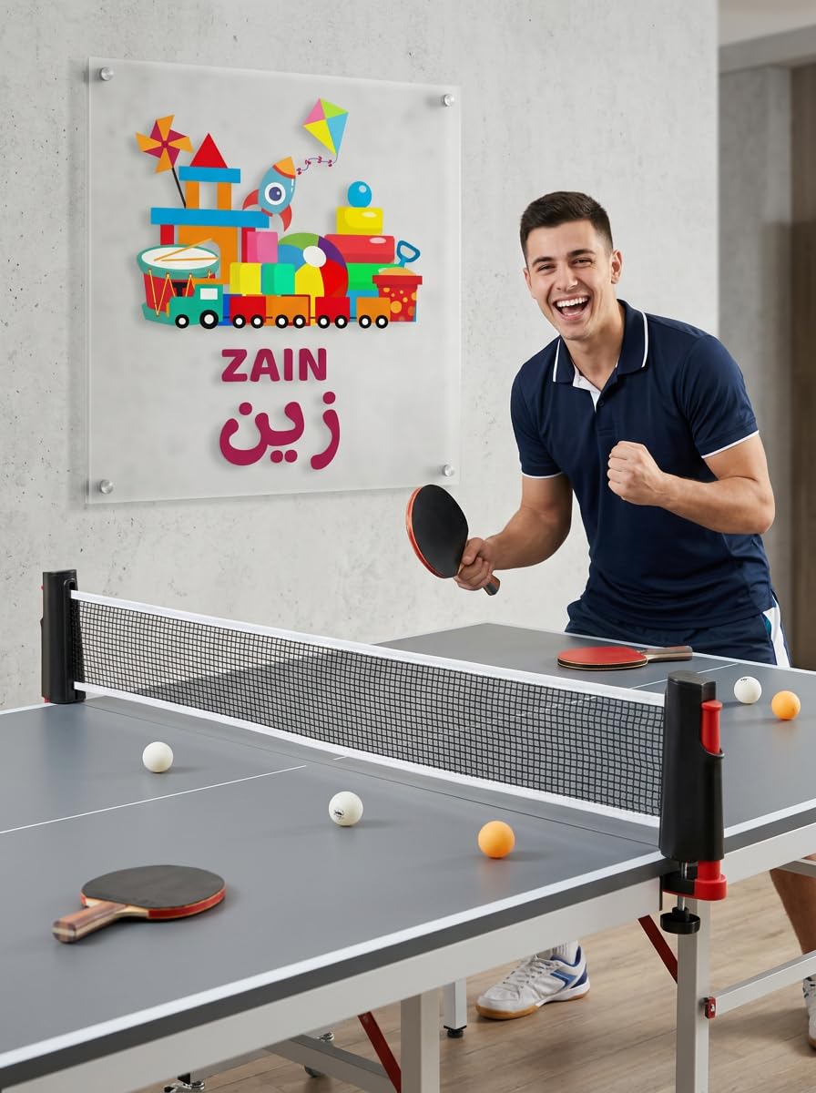GHAZAL retractable table tennis net (Ping Pong Net).