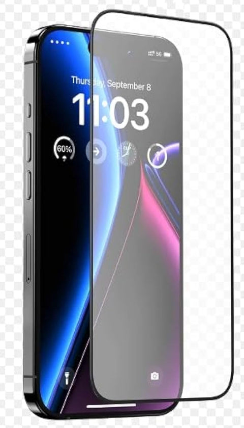 Screen Protector for iPhone 15 Pro 6.1 Inch, Full Glue Edge to Edge Screen Protector for iPhone 15 Pro 6.1 inch