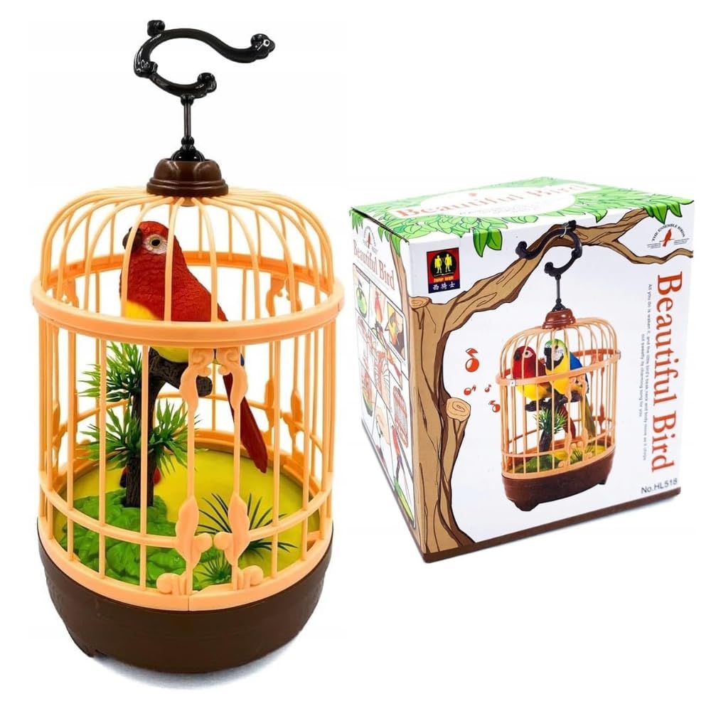 Beautiful Bird Cage Simulation with Sounds - HL518-1A