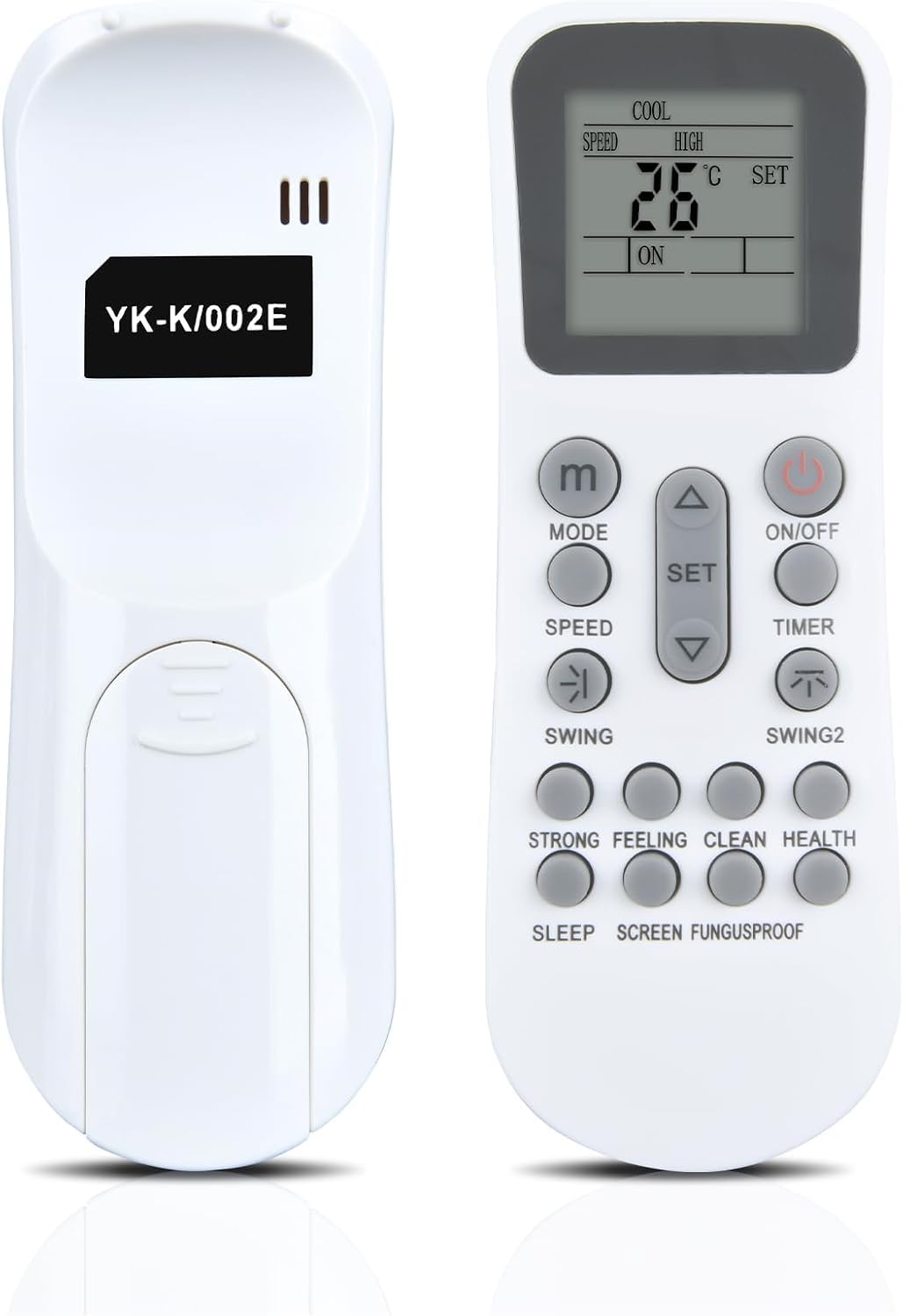 Replacement RC YKR-K/002E YORK Air Conditioner Remote Control fit for AC AUX YKR-K204E YK-K/001E Air Conditioner Compatible with AUX YKR-K204E