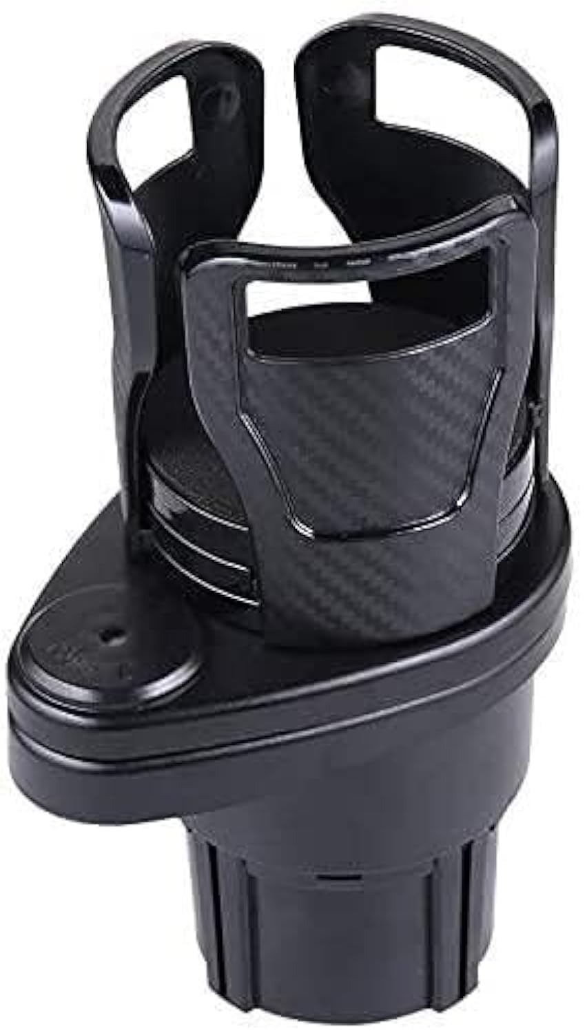 Generic 2 in 1 Multifunctional Car Cup Holder Adapter, Black, Expandable with Adjustable Food and Drink Organizer, Now Available in Just.4.u.Store