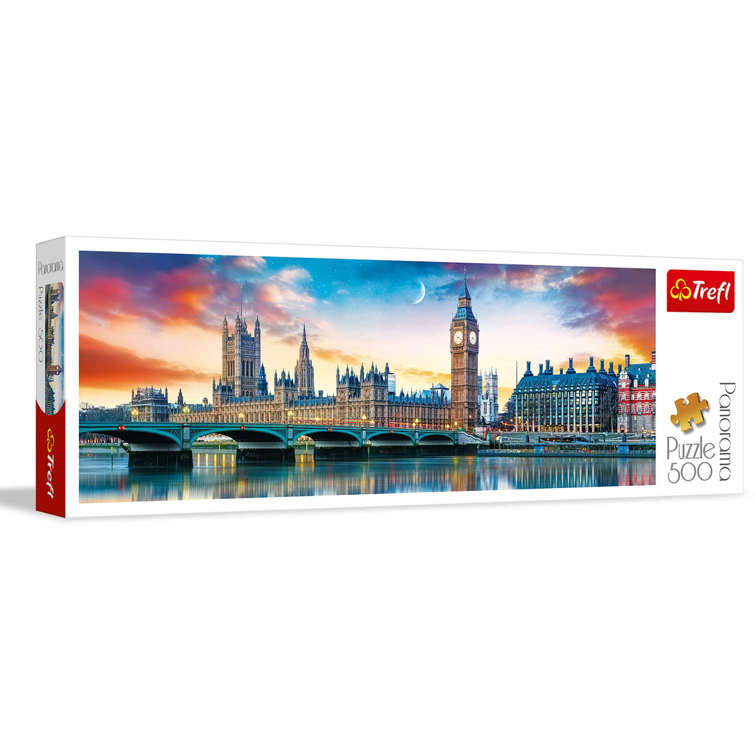 Puzzles - "500 Panorama" - Big Ben und Palast of Westminster, London