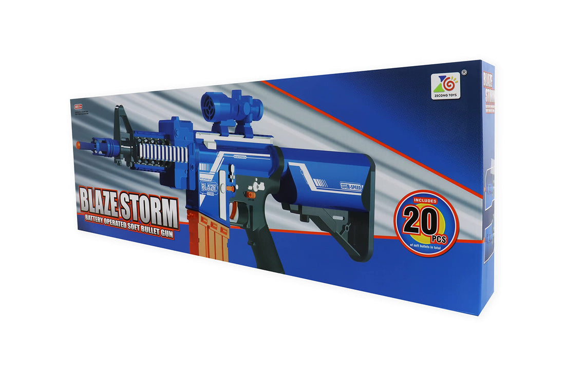 Blaze storm battery operated soft bullet gun 20pcs