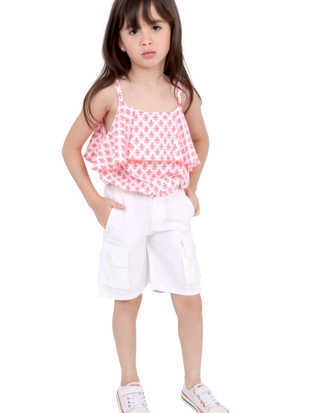 Jodi Mini | Elastic Blouse | Pink | Sutitable for Girls