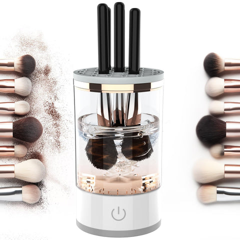 Electric Makeup Brush Cleaner, Makeup Brush Cleaner Powered Via Fits Most Size Makeup Brushes Gift for Women
