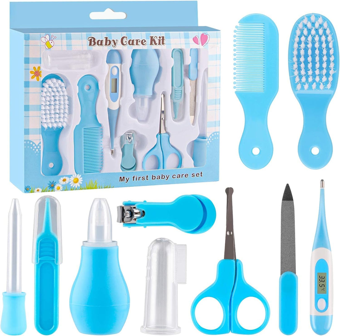 Baby Care Kit - Everything Your Baby Needs for Care and Comfort OM (Blue)