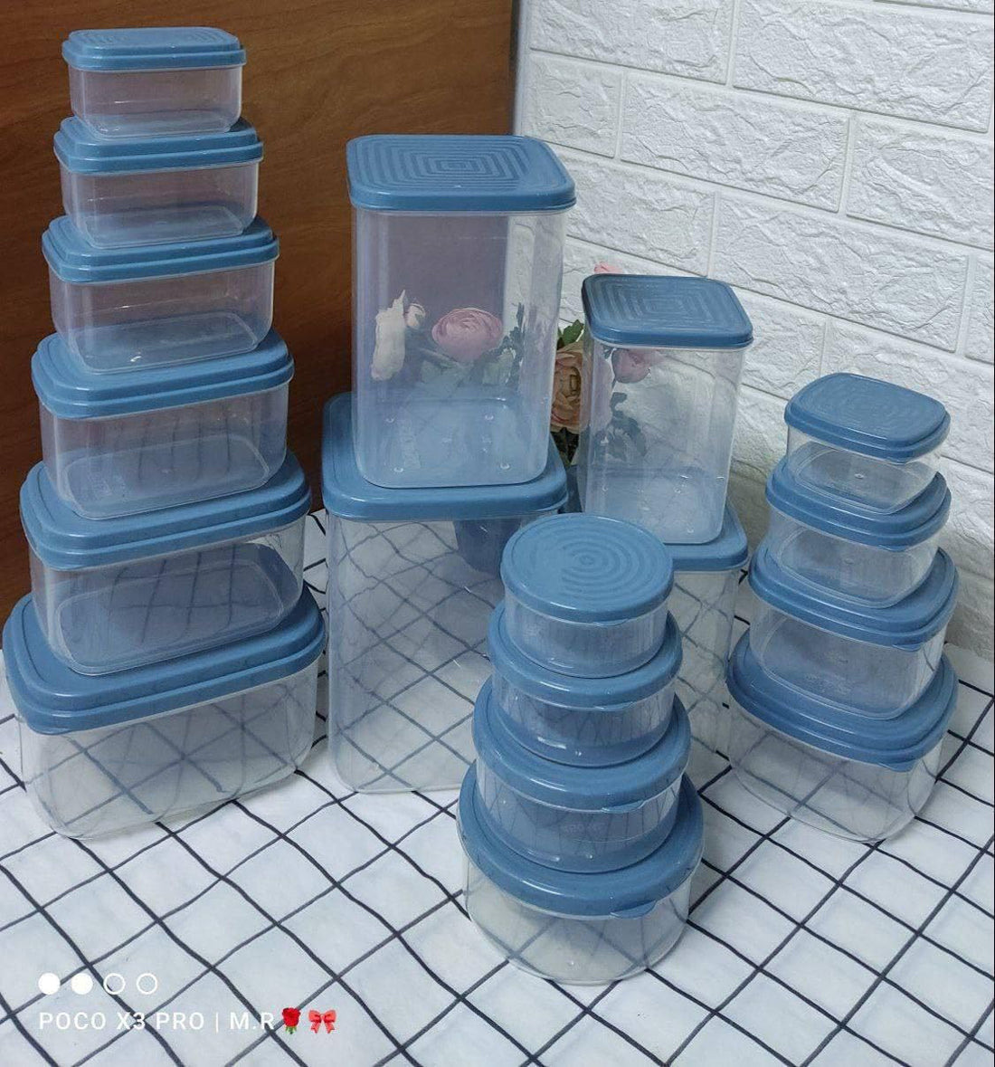 Dollar for Improt Set Of 18 Pieces Of National Refrigerator Boxes Multi Color
