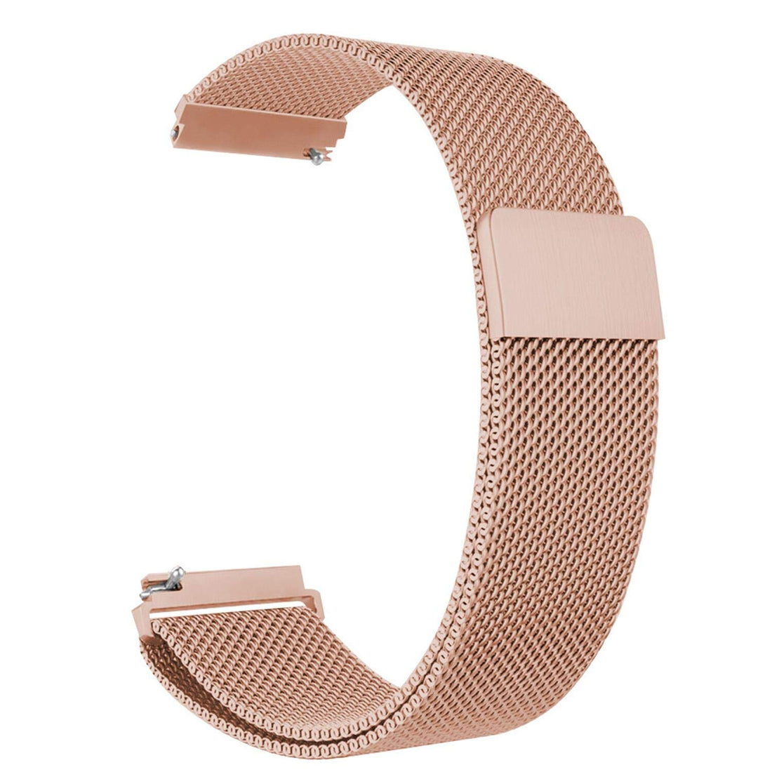 20mm 22mm Quick Release Watch Band Metal Milanese Mesh Loop Band Magnetic Clasp Stainless Steel Watch Strap