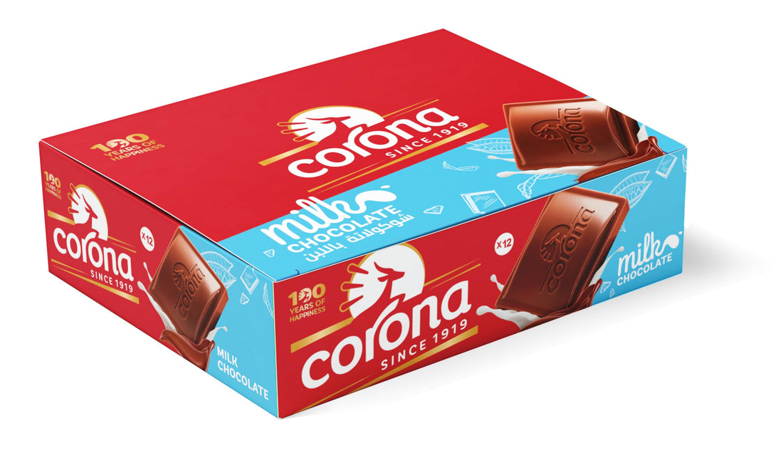 Corona Milk Chocolate Bar, 35 gm - 12 Pieces