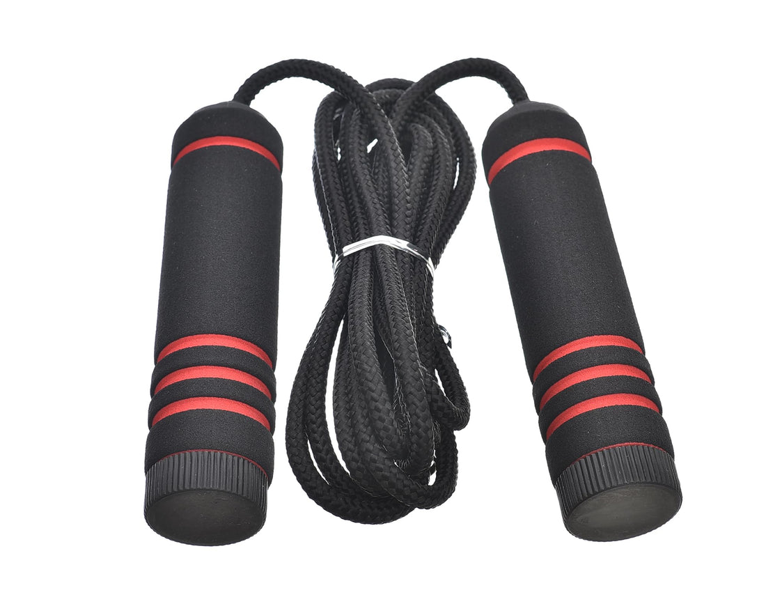 IP-10011 Jump Rope Comfortable Handle to Hold Adjustable Skipping Rope, Ideal for Body Gym Fitness for beginners kids and adult,Endless Hours Of Entertainment - Multi Color